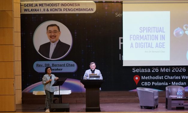 Rev Dr Bernard Chao at the 2026 Aldersgate Seminar in Indonesia